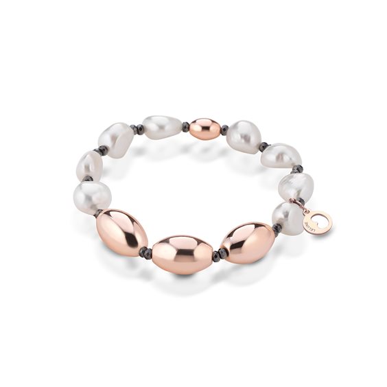 Bracciale Lelune Donna LELUNE GLAMOUR in Argento Perla LGBR243 - LGBR243